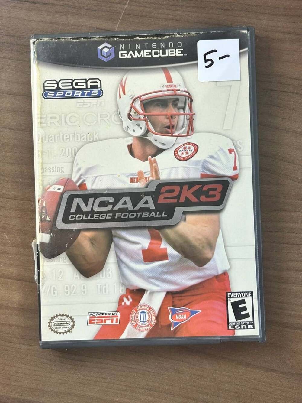 NCAA College Football 2K3 Nintendo GameCube Sega Sports 2002 CIB NTSC-U/C